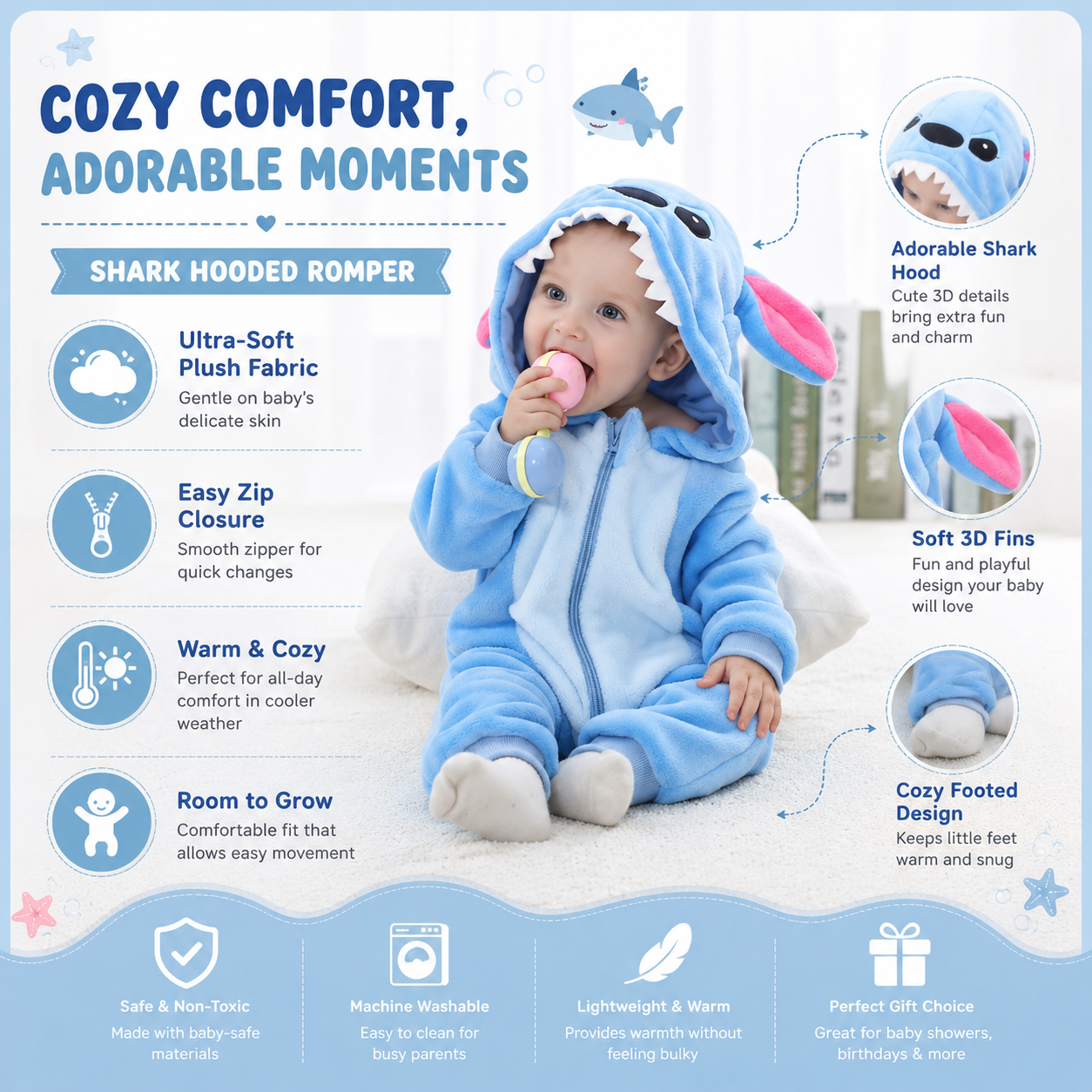 Stitch Onesie Baby Jumpsuit