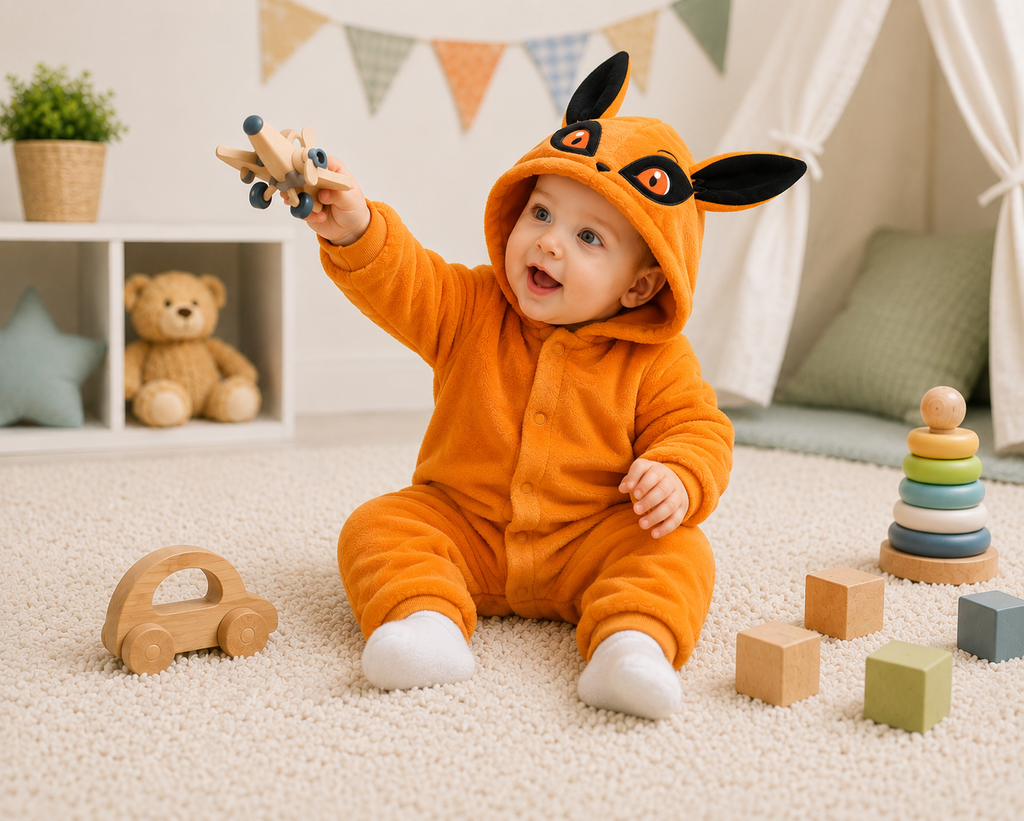 Naruto Kurama Baby Jumpsuit