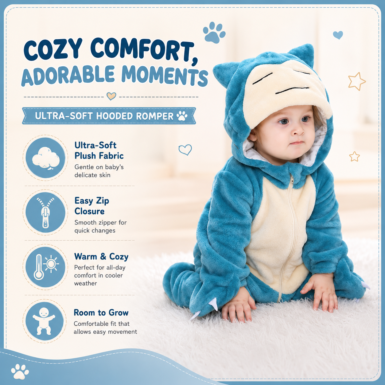 Snorlax Baby Jumpsuit